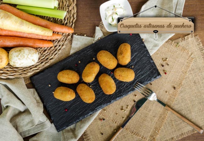 Croquetas artesanas de puchero